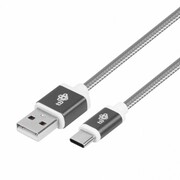 TB Kabel USB-USB C 1.5m szary sznurek TB