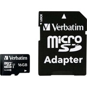 Verbatim Karta pamięci microSDHC 16GB Class10 UHS-I + Adapter Verbatim