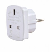 Gembird Adapter zasilania ANG/PL (Wtyk PL/Gniazdo ANG) Gembird