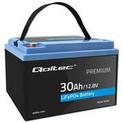 Qoltec Akumulator LiFePO4 | 12.8V | 30Ah | 384Wh | BMS Qoltec