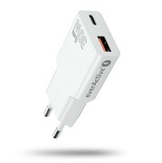 everActive Ładowarka sieciowa SUPER SLIM QC 3.0 30W 1XUSB 1XUSB-C biała SC-380Q everActive