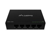 Lanberg Switch DSM1-1005 5X 1GB/S niezarządzalny Gigabit Ethernet Desktop 12V ( obudowa metalowa) Lanberg
