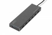 Digitus HUB/Koncentrator 7-portowy USB 3.0 SuperSpeed, aktywny, aluminium Digitus