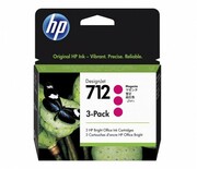 HP Ink 712 3-Pack 29ml Magenta 3ED78A HP