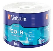 Verbatim CD-R 52x 700MB 50P SP Extra Protection Wrap 43787 Verbatim
