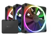 NZXT Zestaw 3 Wentylatory NZXT F120 RGB Kontroler NZXT