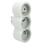 Legrand Rozgałęźnik 3x2P+Z B/S 049433 Legrand