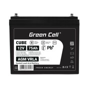 Green Cell Akumulator AGM VRLA 12V 75Ah IP54 Green Cell