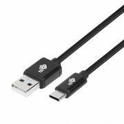 TB Kabel USB-USB C 1.5m czarny sznurek TB