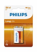 Bateria Philips LongLife 6F22 1sz  6F22L1B/10 - zdjęcie 1