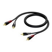 PROCAB Kabel 2x RCA/Cinch Męski -2x RCA/Cinch Męski 1m - CLA800/1 PROCAB