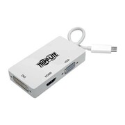 Eaton Wieloportowy adapter USB-C (M/3xF) 4K HDMI, DVI, VGA, HDCP U444-06N-HDV4K Biały Eaton