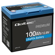 Qoltec Akumulator LiFePO4 Litowo-Żelazowo-Fosforanowy | 12.8V 