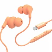 Hama Słuchawki douszne Curly usb-c pomarańczowe Hama