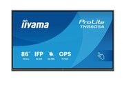 IIYAMA Monitor 86 cali TN8605A-B1AG IPS,4K,40pkt,500cd,nonOS,1200:1,5ms, DeepContrast-IR+, 1xVGA,2xHDMI,DP,USB-C(PD65W),2xRJ45,2x20W,PiP,PbP,UCHWYT IIYAMA