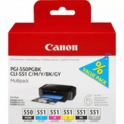 Canon Multipack PGI-550/CLI-551 PGBK/C/M/Y/BK/GY Canon
