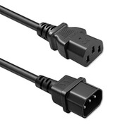 Qoltec Kabel zasilający IEC C13 | C14 | 3x0.75mm2 | Czysta miedź Cu | 2m Qoltec