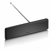 Philips Antena wewnętrzna TV z regulacją wzmocnienia, przewód koncentryczny 1.8m, 75Ohm, 3G/4G, DVB-T/T2 Philips