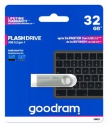 GOODRAM Pendrive UNO3 32GB USB 3.2 Gen1 srebrny GOODRAM