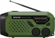 Sencor Radio przenośne alarmowe AM/FM, latarka, power bank, bateria słoneczna Sencor