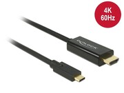 Delock Kabel USB-C -> HDMI M/M 2m (tryb alternatywny DP) 4K 60Hz Delock
