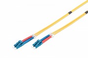 Digitus Patchcord FO Singlemode 09/125 OS2 LC-LC duplex 5m Żółty Digitus