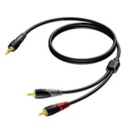 PROCAB Kabel 3,5 mm Jack Męski Stereo - 2x RCA/Cinch Męski 5 m - CLA711/5 PROCAB