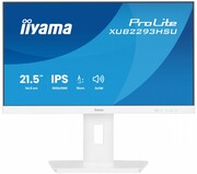 IIYAMA Monitor 22 cale XUB2293HSU-W7 IPS, 100Hz, Pivot, HAS(150mm), 300cd, BIAŁY IIYAMA
