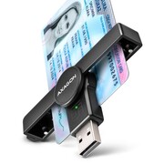 AXAGON CRE-SMPA Czytnik kart identyfikacyjnych PocketReader USB-A AXAGON