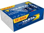 Varta Baterie Alkaliczne R3(AAA) Longlife Power 12P NEW Varta