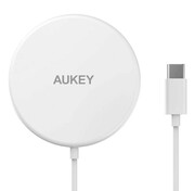 AUKEY LC-A1 White Ładowarka bezprzewodowa MagSafe Qi 15W USB C AUKEY