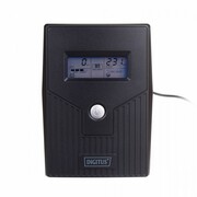 Digitus Zasilacz awaryjny UPS Line-Ineractive LCD, 800VA/480W, 1x12V/9Ah, AVR, 2xSCHUKO, USB, RJ11 Digitus