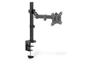 Digitus Uchwyt biurkowy pojedynczy z zaciskiem 1xLCD max. 32 cale max. 8 kg uchylno-obrotowy 270 (PIVOT) Digitus