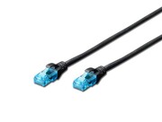Digitus Patch cord U/UTP kat.5e PVC 3m czarny Digitus