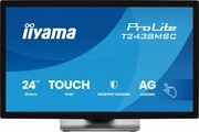 IIYAMA Monitor 24 cale T2438MSC-B2 IPS,FHD,DP,HDMI,2x2W,2xUSB,600(cd/m2), 10pkt.7H,IP1X(FRONT),PION/POZIOM IIYAMA