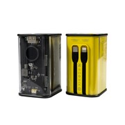 WEKOME Power bank 20000 mAh Super Fast Charging z wbudowanym kablem USB-C PD 20W & Lightning + USB-A QC3.0 22.5W WEKOME