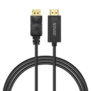 Savio Kabel Display Port do HDMI 1,5m, CL-183 Savio