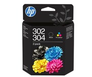 HP Zestaw Tusz 302/304 B82L1AE czarny + Tri-Color HP