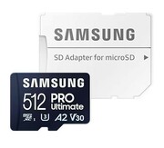 Samsung Karta pamięci microSD MB-MY512SA/WW Pro Ultimate 512GB + Adapter Samsung