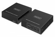 Digitus Przedłużacz (extender) po skrętce kat.6A USB 3.1 Gen1 do 100m, 3x USB-A, 1x USB-C do 5 Gbps, 1x RJ45 (Gigabit Ethernet) - zestaw (odbiornik/n Digitus