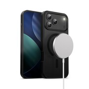 CRONG Etui Hybrid Frost MAG Cover iPhone 17 Pro Max MagSafe Czarne CRONG