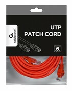 Gembird Patch cord Kat.6 UTP 5m czerwony Gembird