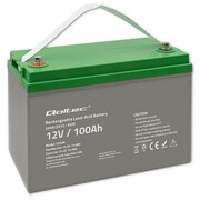 Qoltec Akumulator AGM | 12V | 100Ah | max.30A Qoltec