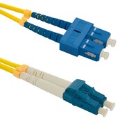 Qoltec Patchcord światłowodowy SC/UPC-LC/UPC | SM | 9/125 | G652D | 1m Qoltec