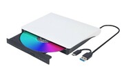 Gembird Napęd DVD na USB zewnętrzny DVD-USB-031-BW czarno-biały Gembird