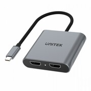 Unitek Adapter USB-C - 2x HDMI 2.0; 4K MST; M/F Unitek