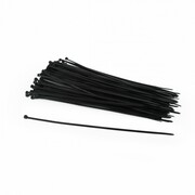 Gembird Opaska zaciskowa nylon 25cm/3.6mm (100szt) czarna Gembird