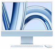 Apple iMac 24 cale: M3 8/10, 8GB, 512GB SSD - Niebieski Apple