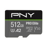 PNY Karta pamięci MicroSDXC Elite 512GB P-SDUX512U3100PRO-GE PNY