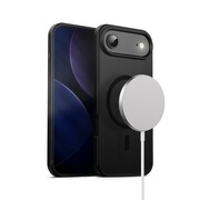 CRONG Hybrid Frost MAG Cover - Etui MagSafe iPhone Air Czarne CRONG